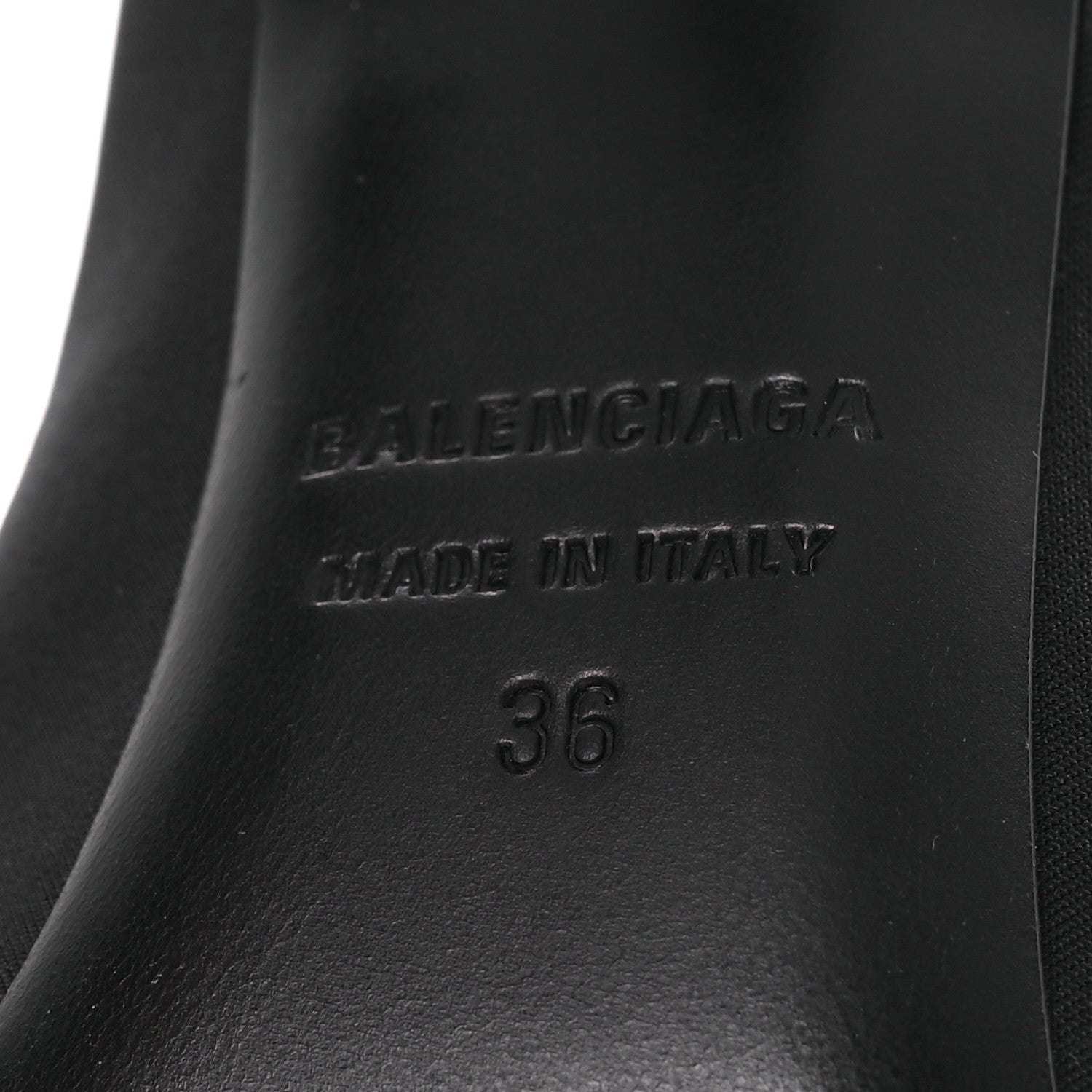 Balenciaga Jersey Crepe Extreme Pointed Toe Knife Booties 36 Black 8 of 9