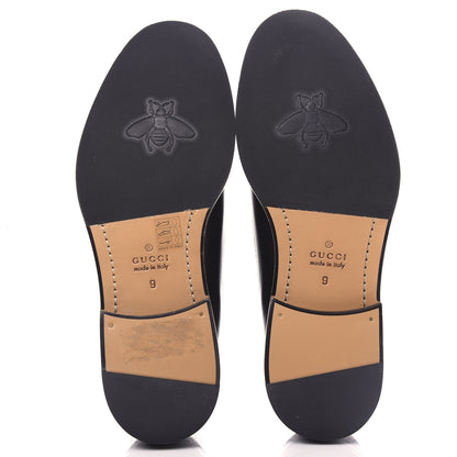 Gucci Calfskin Mens Star Studded Lace Up Oxfords 9 Black 6 of 12