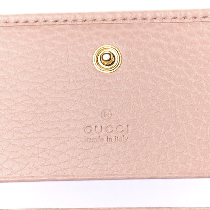 Gucci Dollar Calfskin GG Marmont Card Case Perfect Pink 6 of 8