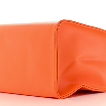 Telfar Vegan Leather Medium Shopping Bag Orange 10 of 12