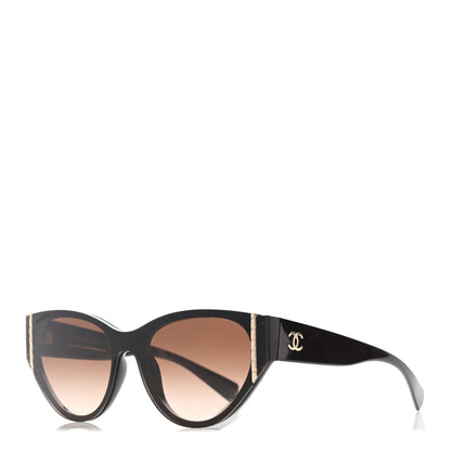 Chanel CC Cat Eye Sunglasses 6054 Brown 1 of 8