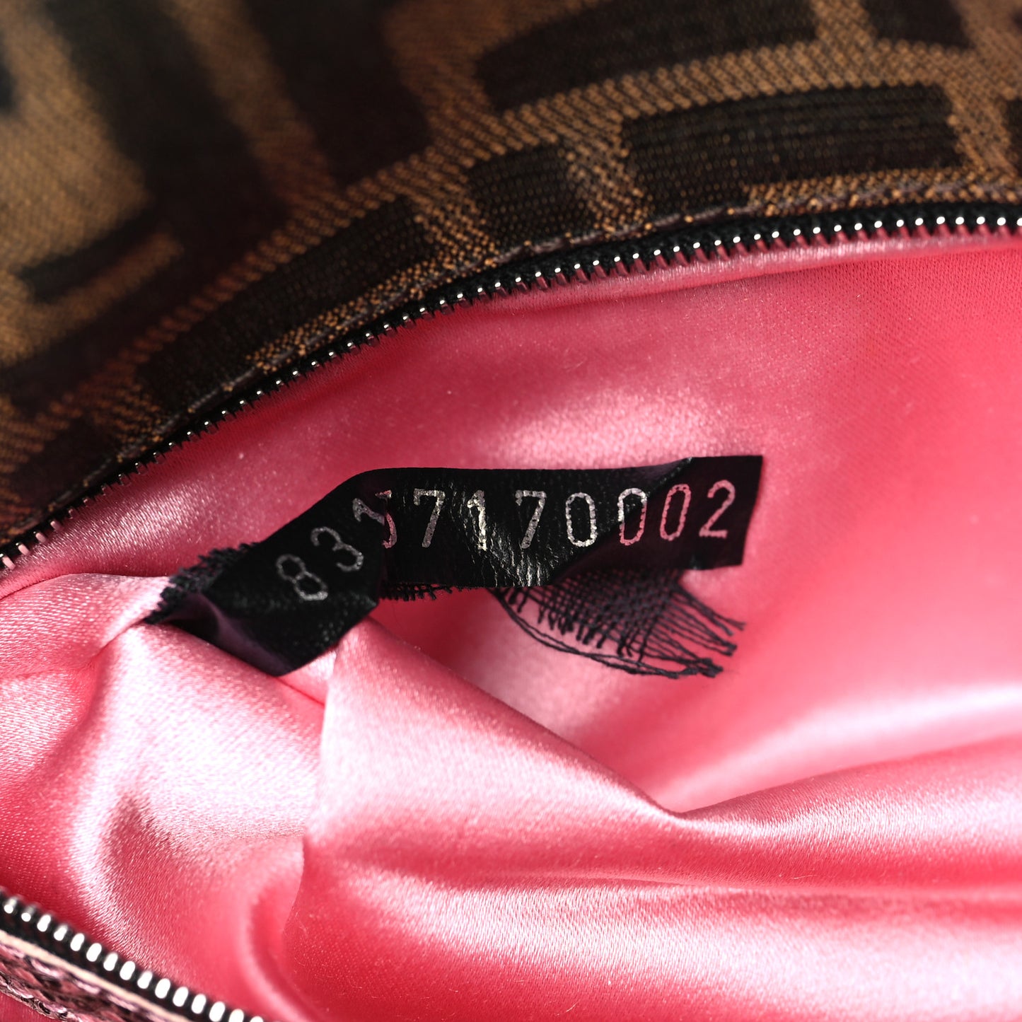 Lizard Zucca Floral Embroidered Baguette Tobacco Pink Multicolor