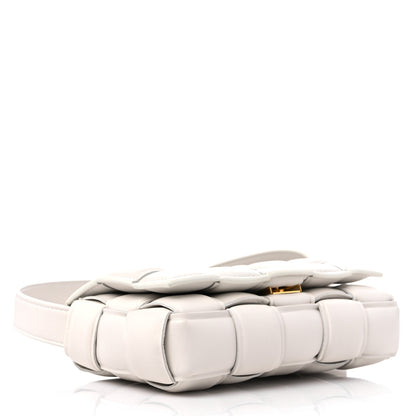 Bottega Veneta Nappa Maxi Intreccio Small Padded Cassette Crossbody Bag White 4 of 9