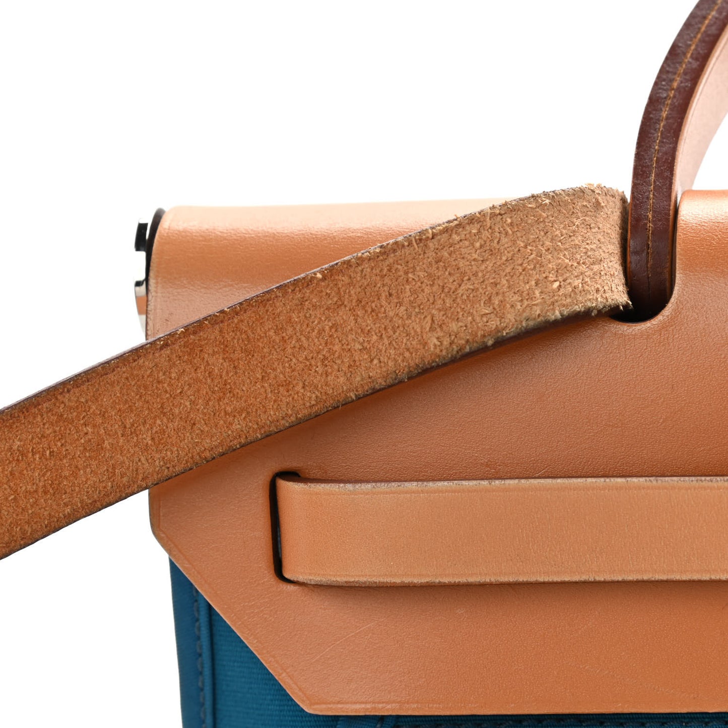 Vache Hunter Toile Herbag Zip 31 PM Bleu Natural
