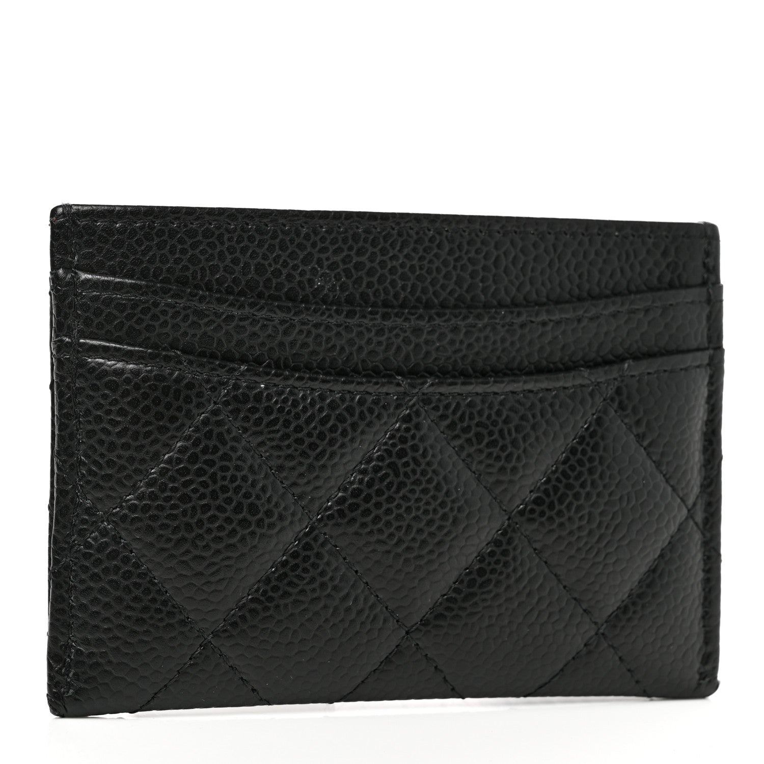 Chanel Caviar Quilted Card Holder Black 3 of 9