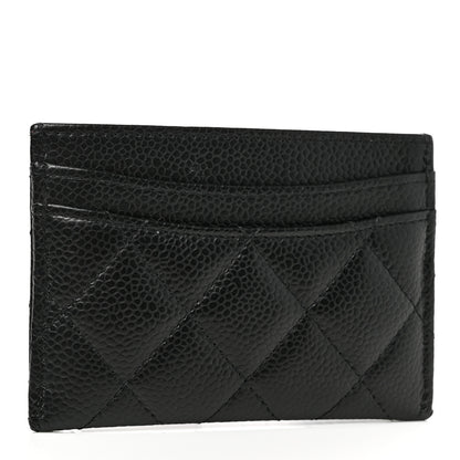 Chanel Caviar Quilted Card Holder Black 3 of 9
