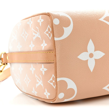 Louis Vuitton Monogram Giant By The Pool Speedy Bandouliere 25 Brume 9 of 10