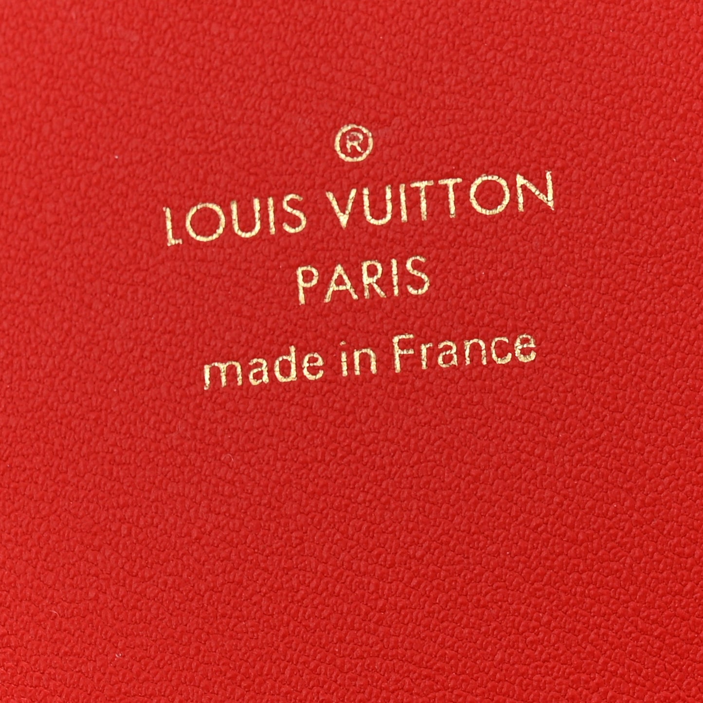 Monogram Medium Kirigami Pochette Insert Coquelicot