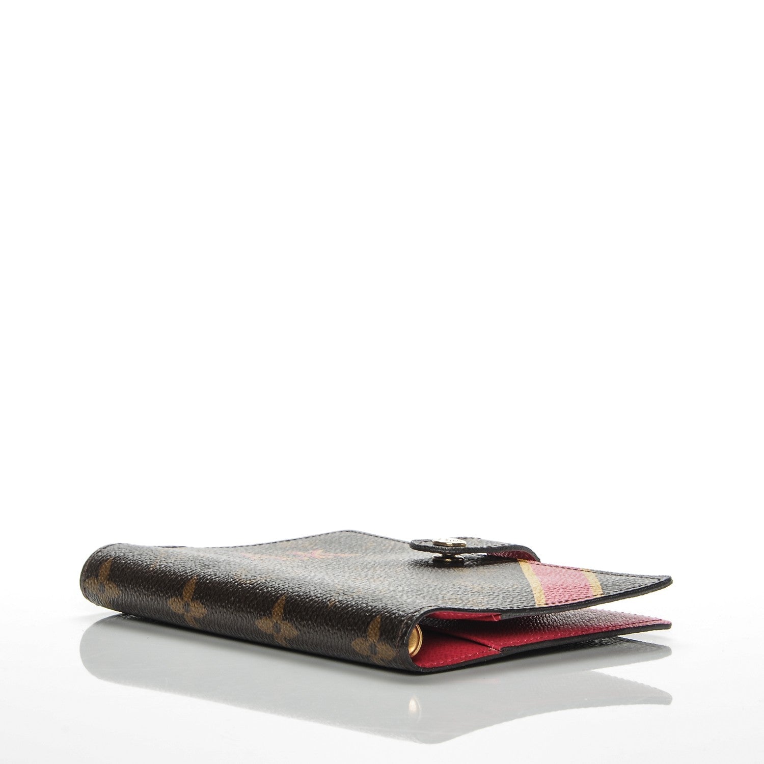 Louis Vuitton Monogram My LV Heritage Small Ring Agenda Cover Fuchsia Yellow 4 of 6