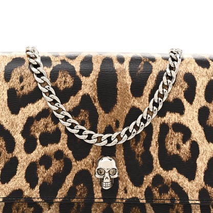 Alexander McQueen Patent Leopard Print Skull Mini Crossbody Bag 8 of 10