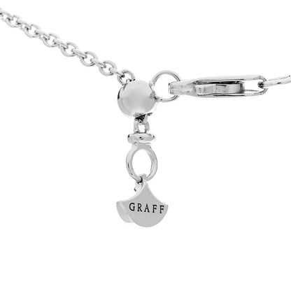 Graff 18K White Gold Diamond Tilda's Bow Pendant Necklace 5 of 7