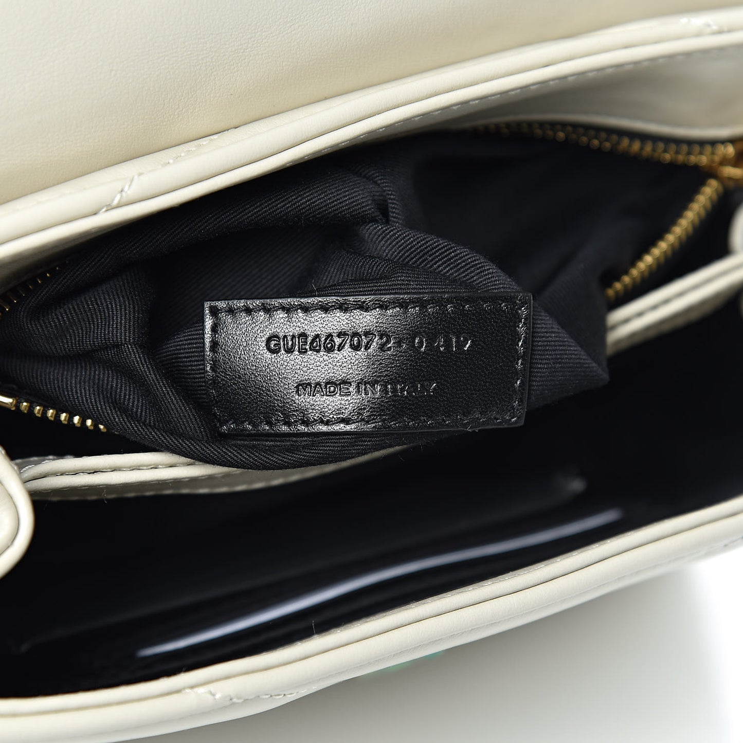 Calfskin Y Quilted Monogram Toy Loulou Crossbody Bag Blanc Vintage