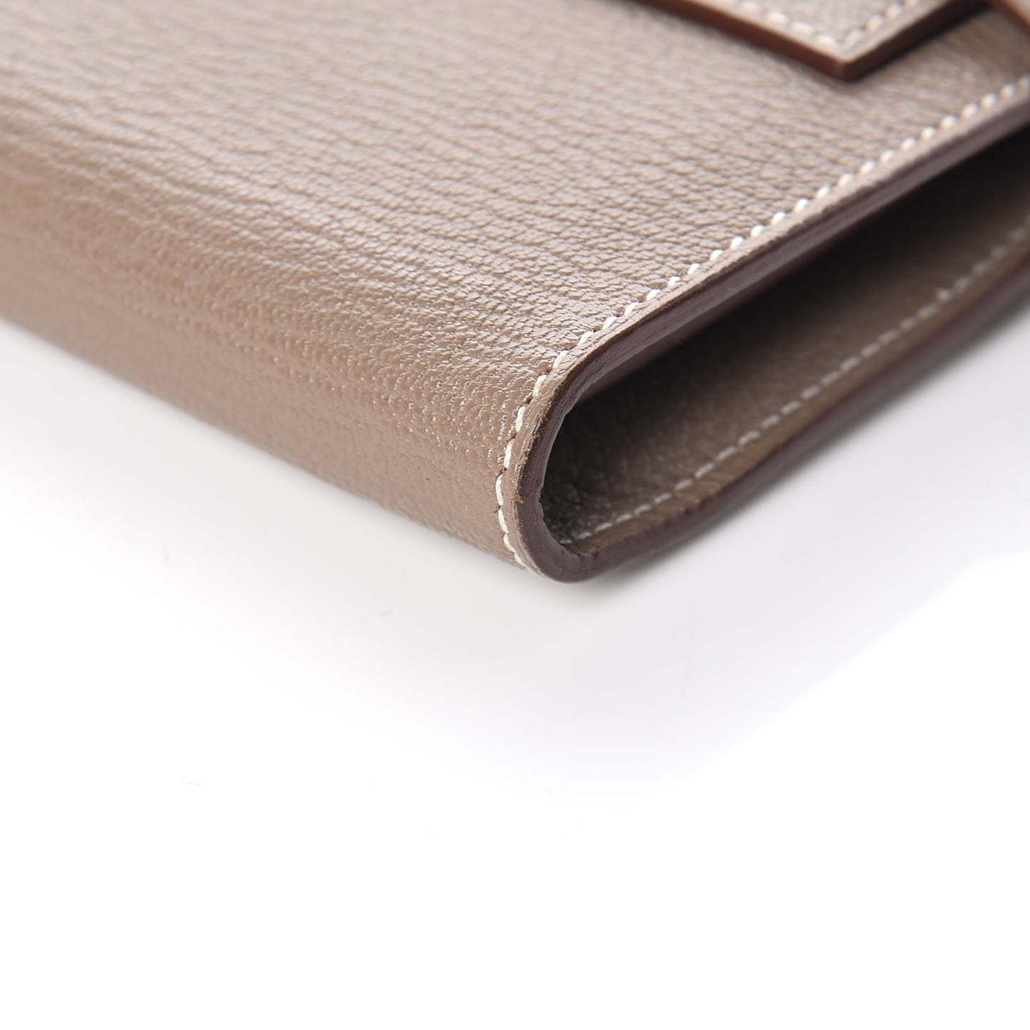 Chevre Mysore Kelly Longue Wallet Etoupe