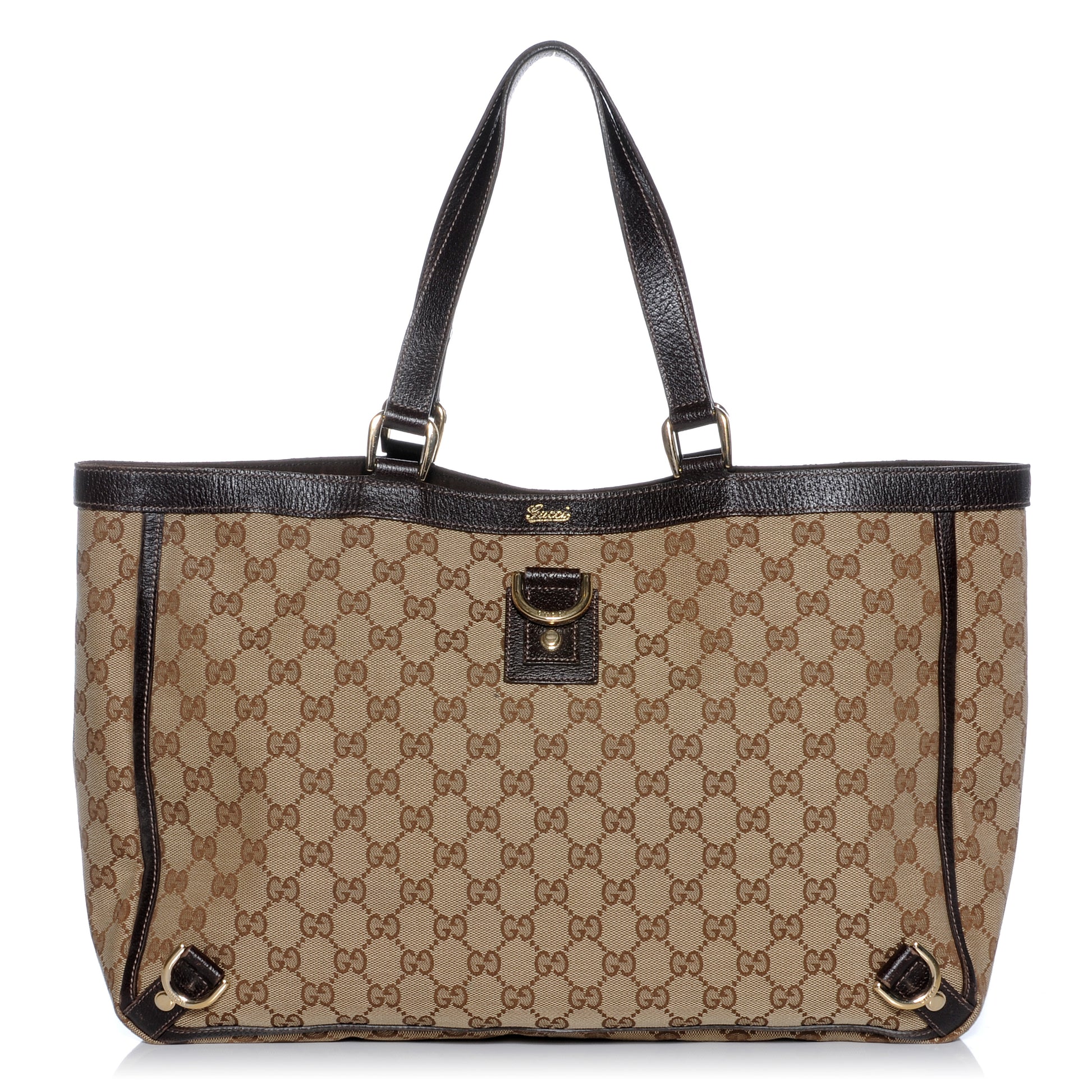 Gucci Monogram Large Abbey Tote Ebony 1 of 8