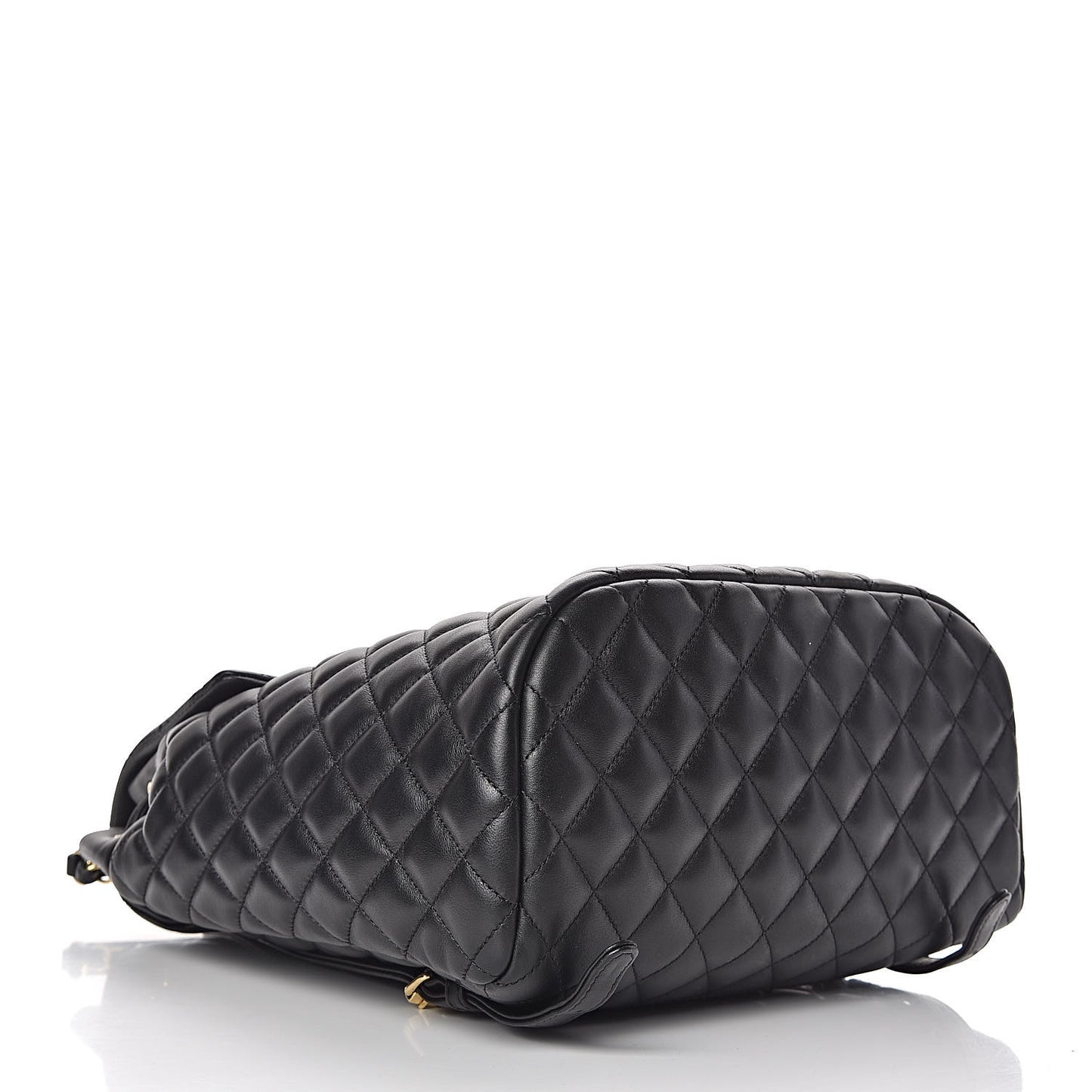 Lambskin Quilted Large Urban Spirit Backpack Black