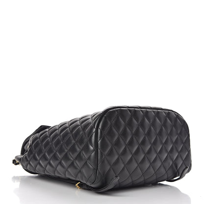 Chanel Lambskin Quilted Large Urban Spirit Backpack Black 4 of 11