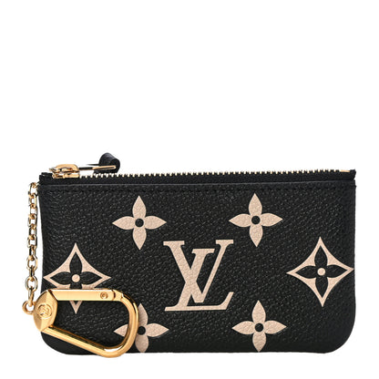 Louis Vuitton Empreinte Monogram Giant Key Pouch Black Beige 1 of 10