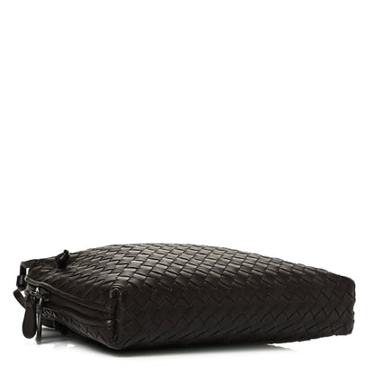 Bottega Veneta Nappa Intrecciato Nodini Crossbody Messenger Ebano 4 of 11
