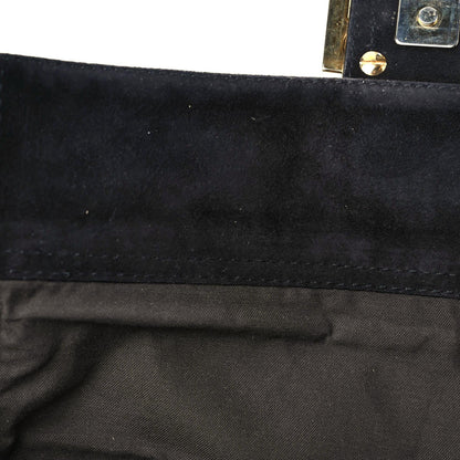 Fendi Vitello Naplak Medium Convertible Baguette Black 11 of 13