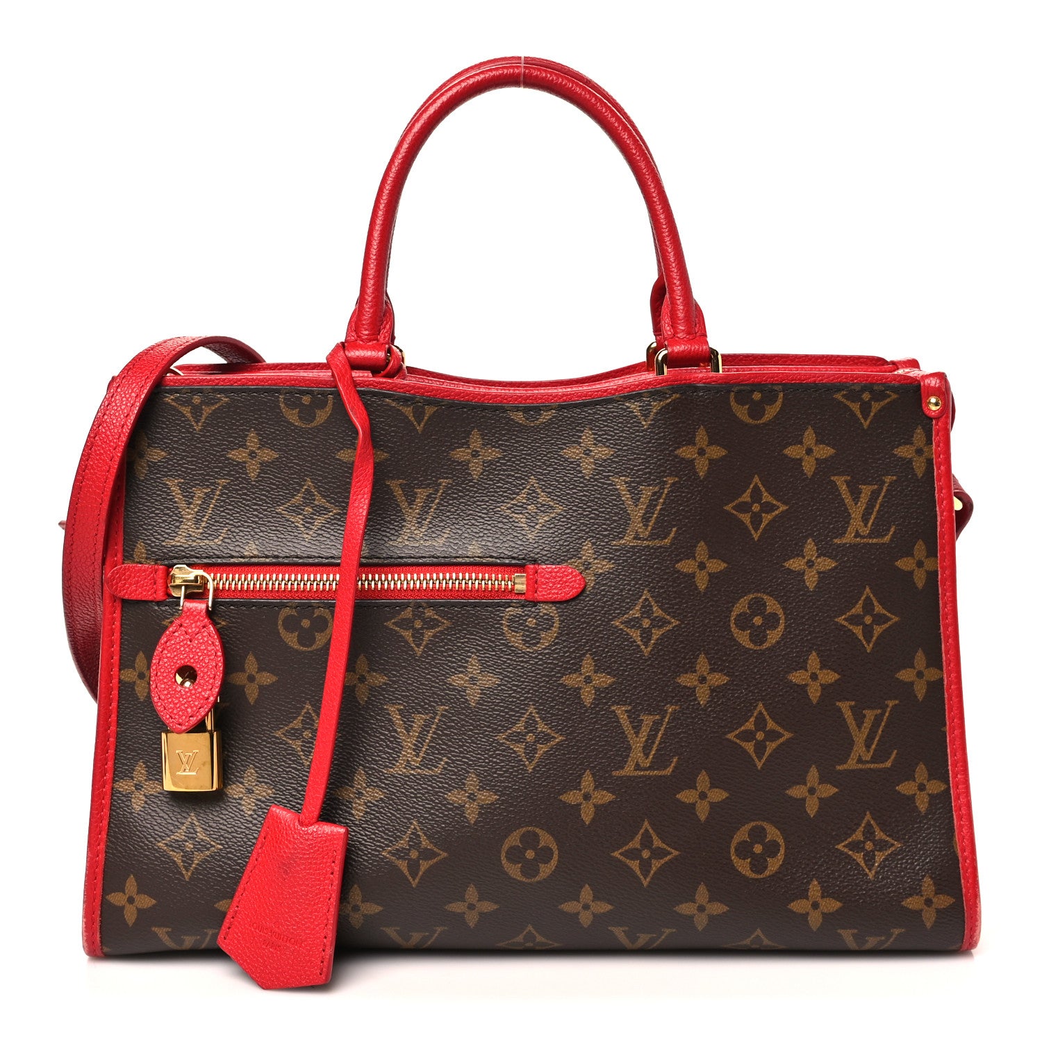Louis Vuitton Monogram Popincourt PM Red 1 of 12