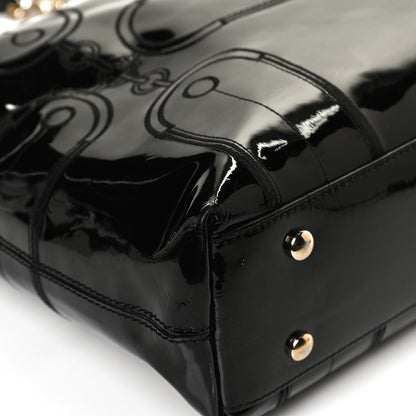 Versace Patent Medusa Tote Black 11 of 12
