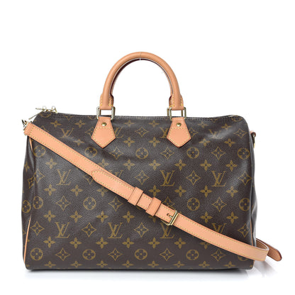 Louis Vuitton Monogram Speedy Bandouliere 35 1 of 9