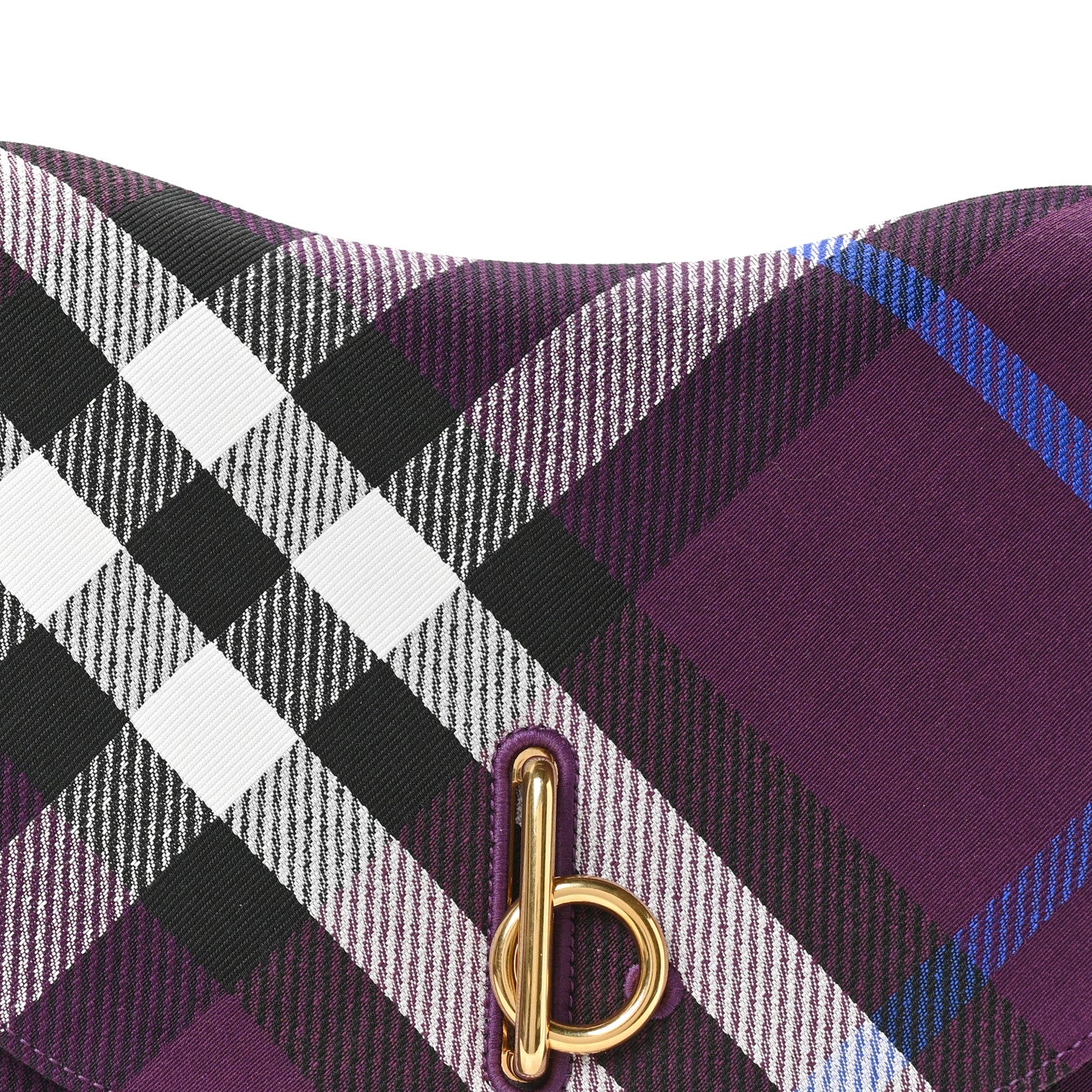 Burberry Jacquard Check Medium Rocking Horse Crossbody Pansy 8 of 11