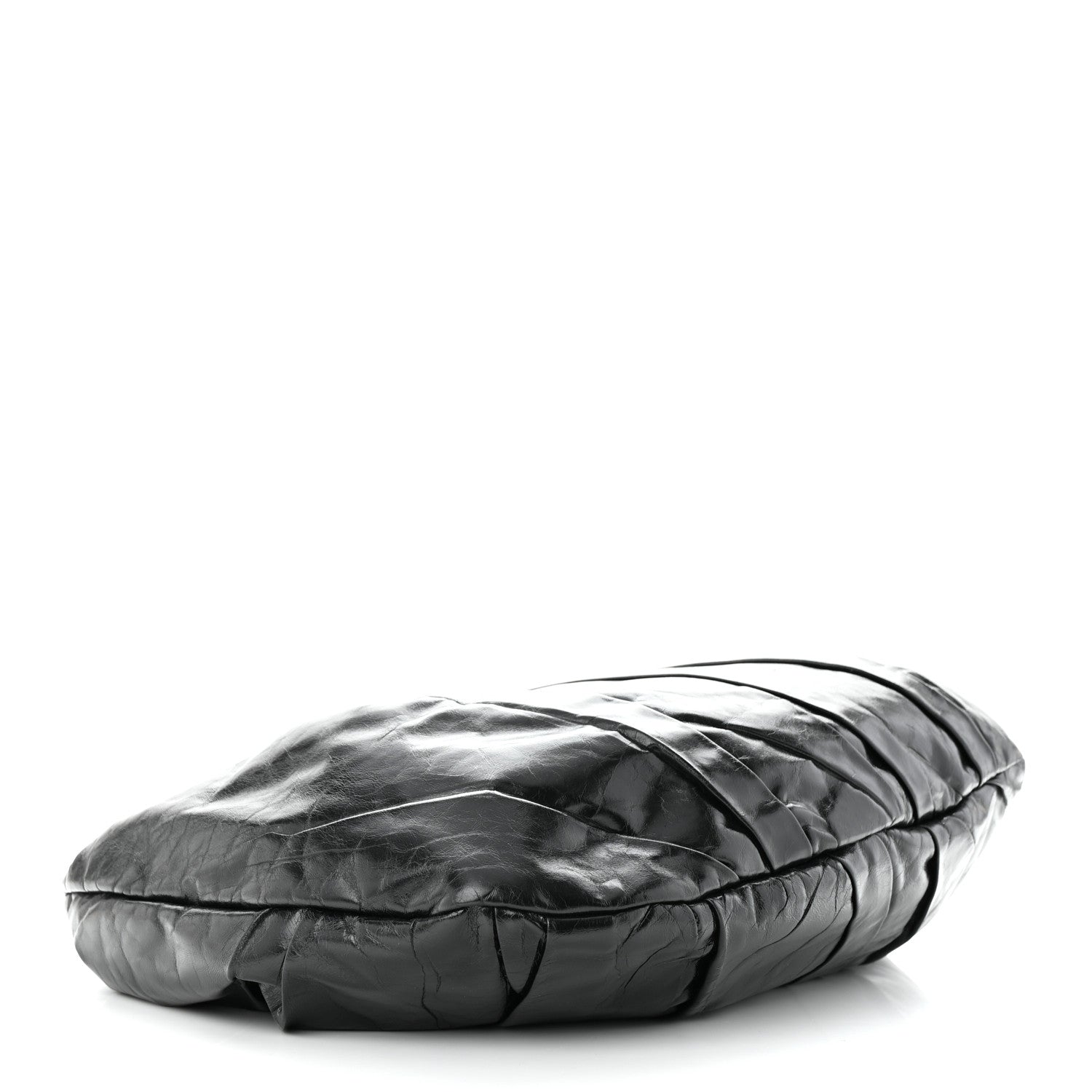 Chanel Glazed Calfskin Twisted Hobo Black 4 of 11