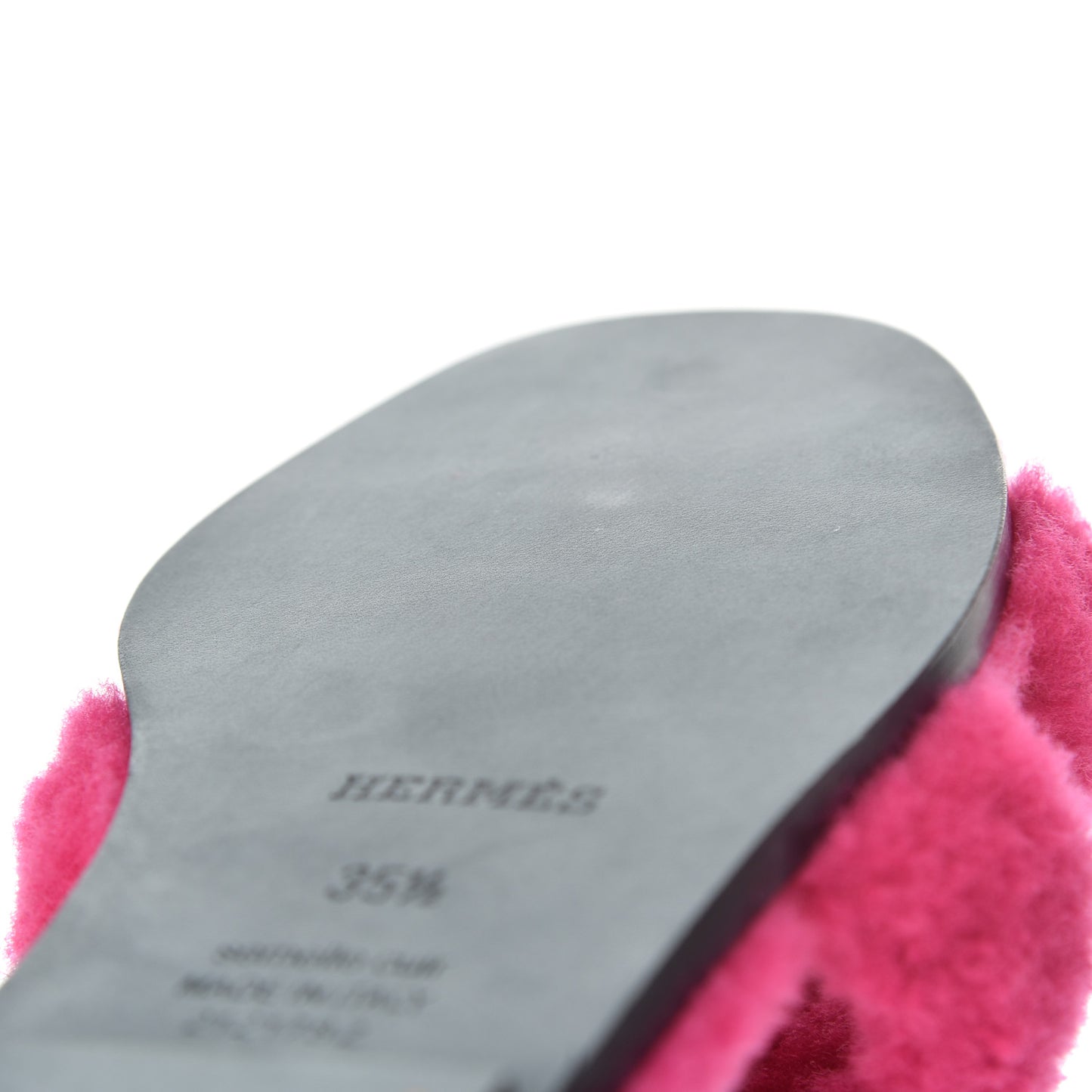 Woolskin Oran Sandals 35.5 Rose Fuchsia