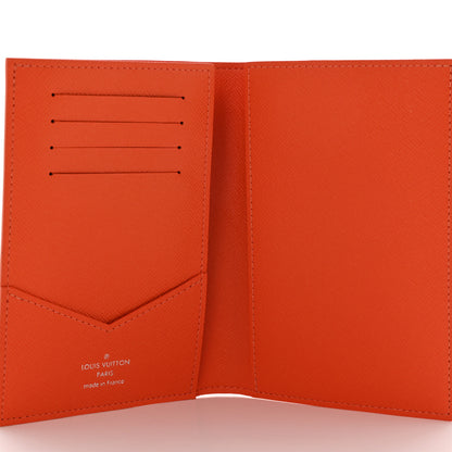 Louis Vuitton Taigarama Passport Cover Orange 5 of 7