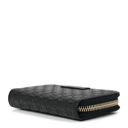 Gucci Microguccissima Zip Around Card Case Black 8 of 11