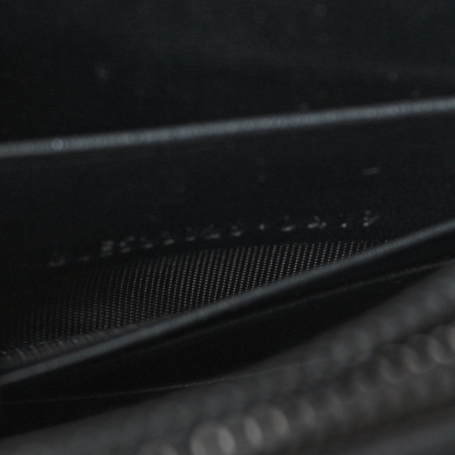 Saint Laurent Calfskin Monogram Sunset Chain Wallet Black 6 of 10