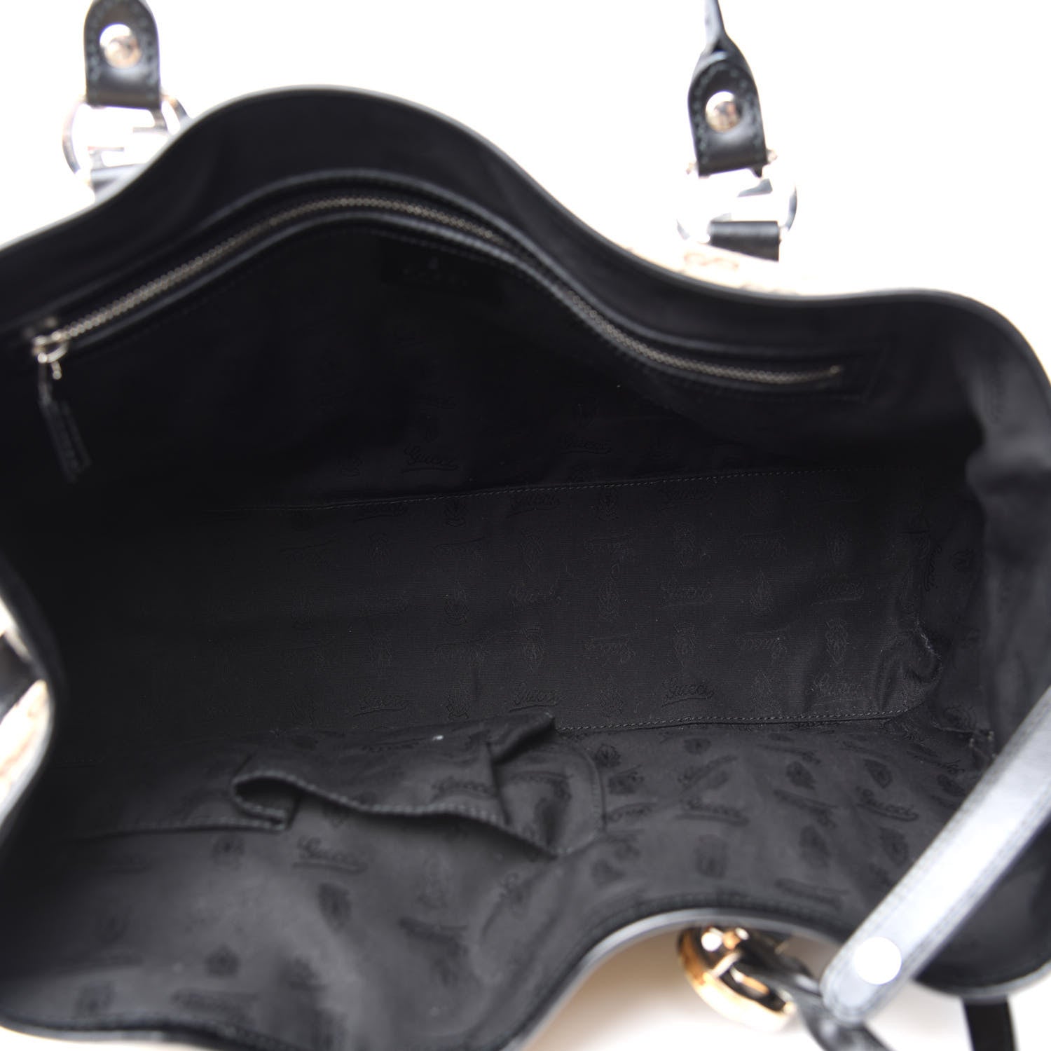 Gucci Monogram Medium Twins Tote Black 5 of 10