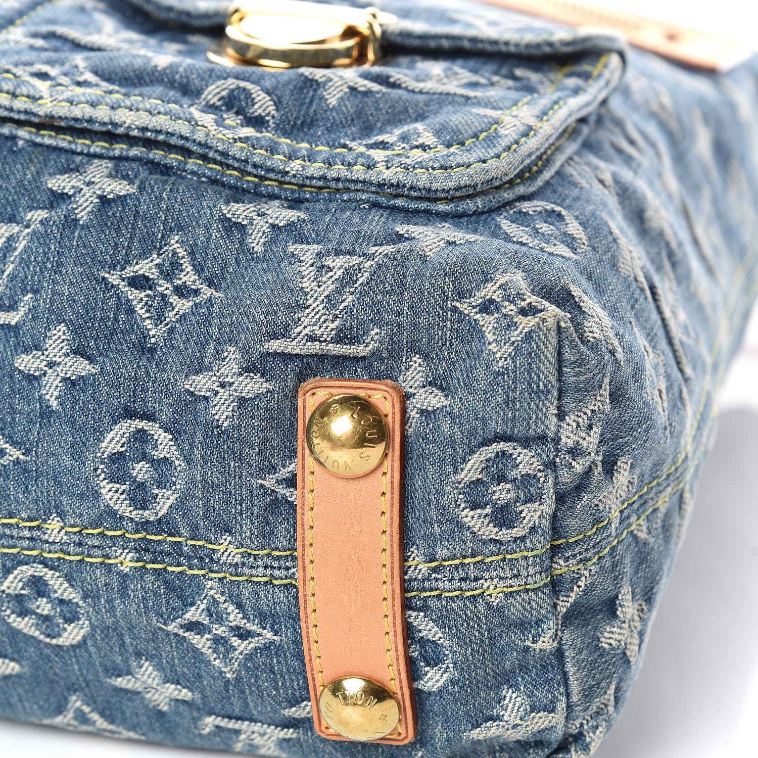 Louis Vuitton Denim Baggy GM Blue 11 of 16