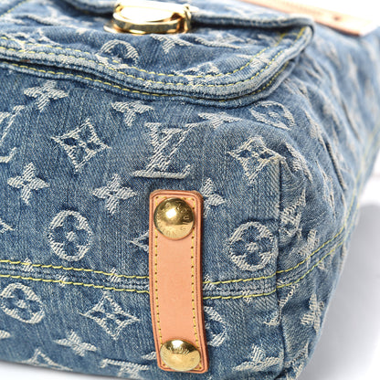 Louis Vuitton Denim Baggy GM Blue 11 of 16