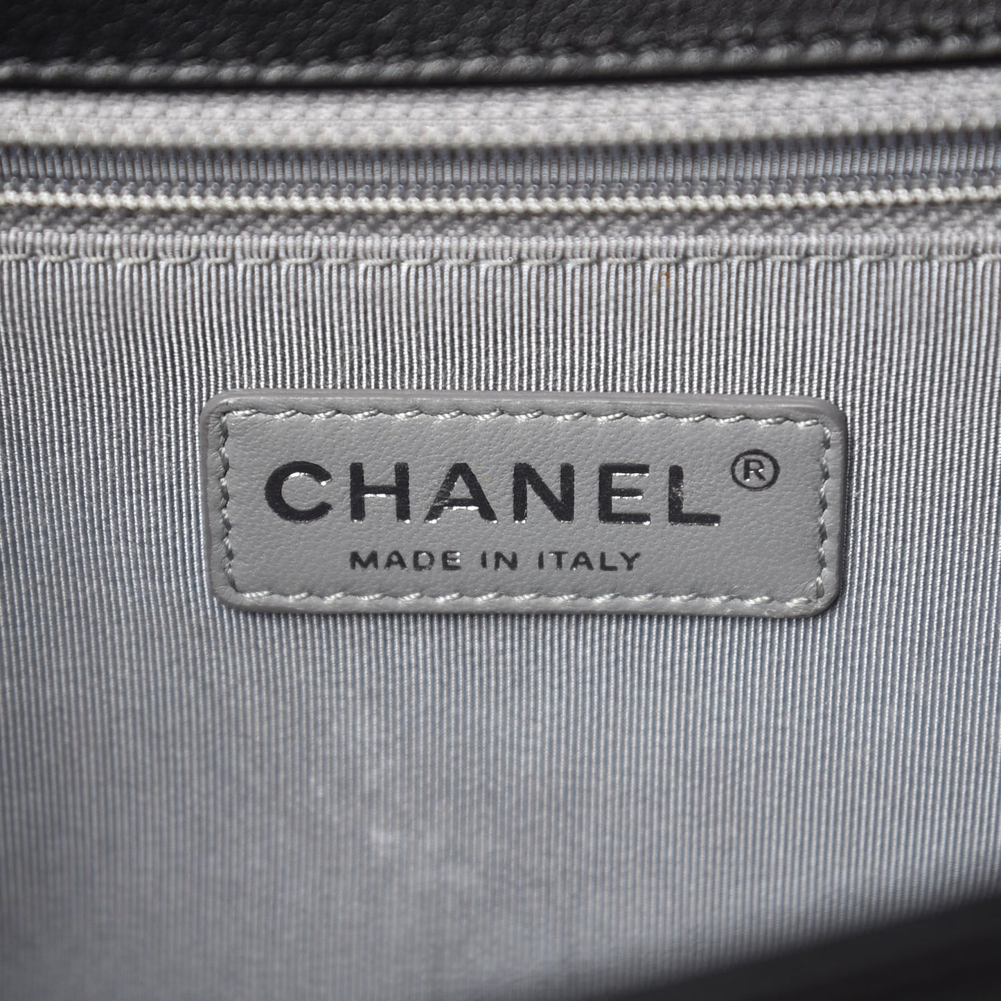 Calfskin Quilted New Medium Boy Flap Black