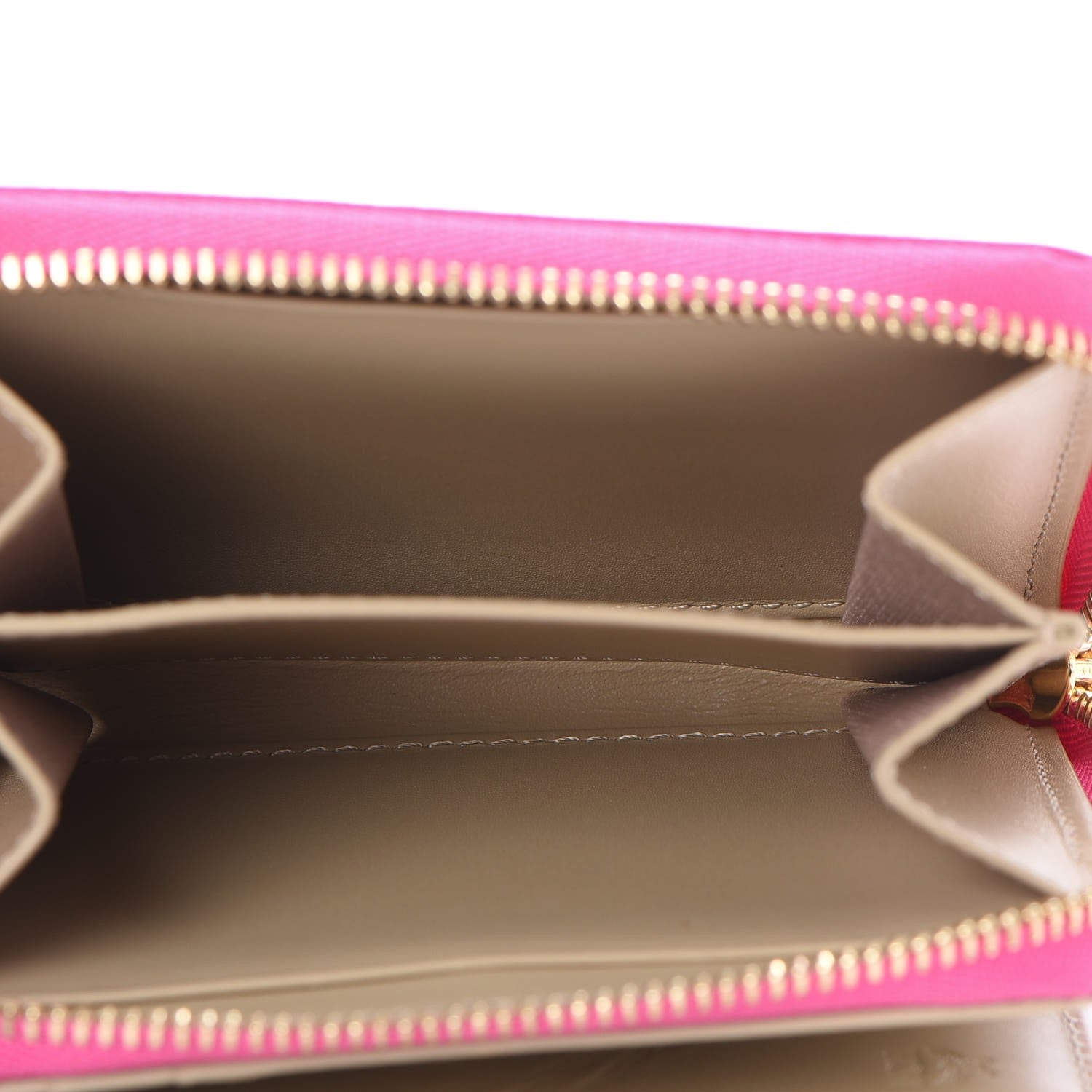 MCM Coated Canvas Zip Around Wallet Electric Pink 8 of 20