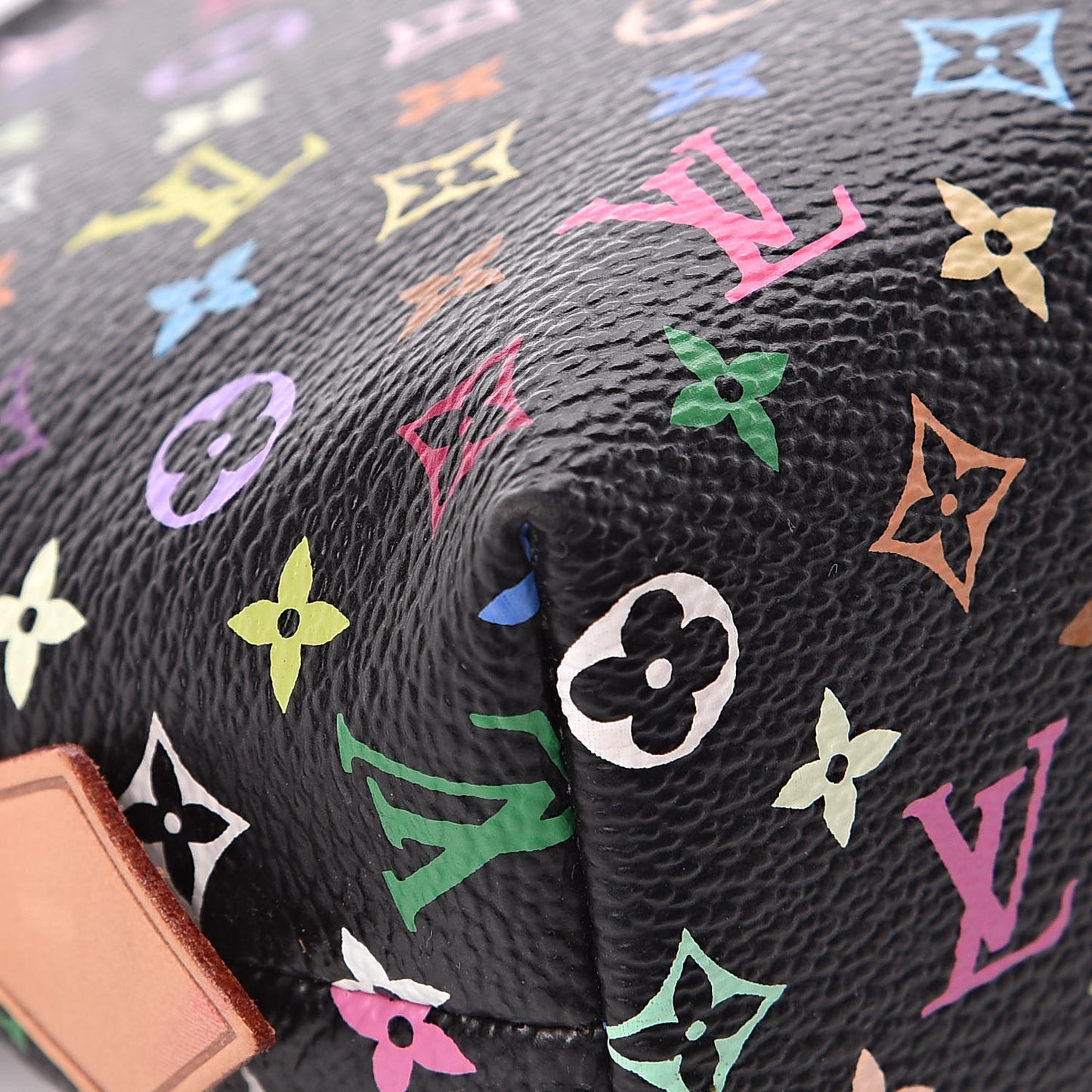 Monogram Multicolor Cosmetic Pouch Black Grenade