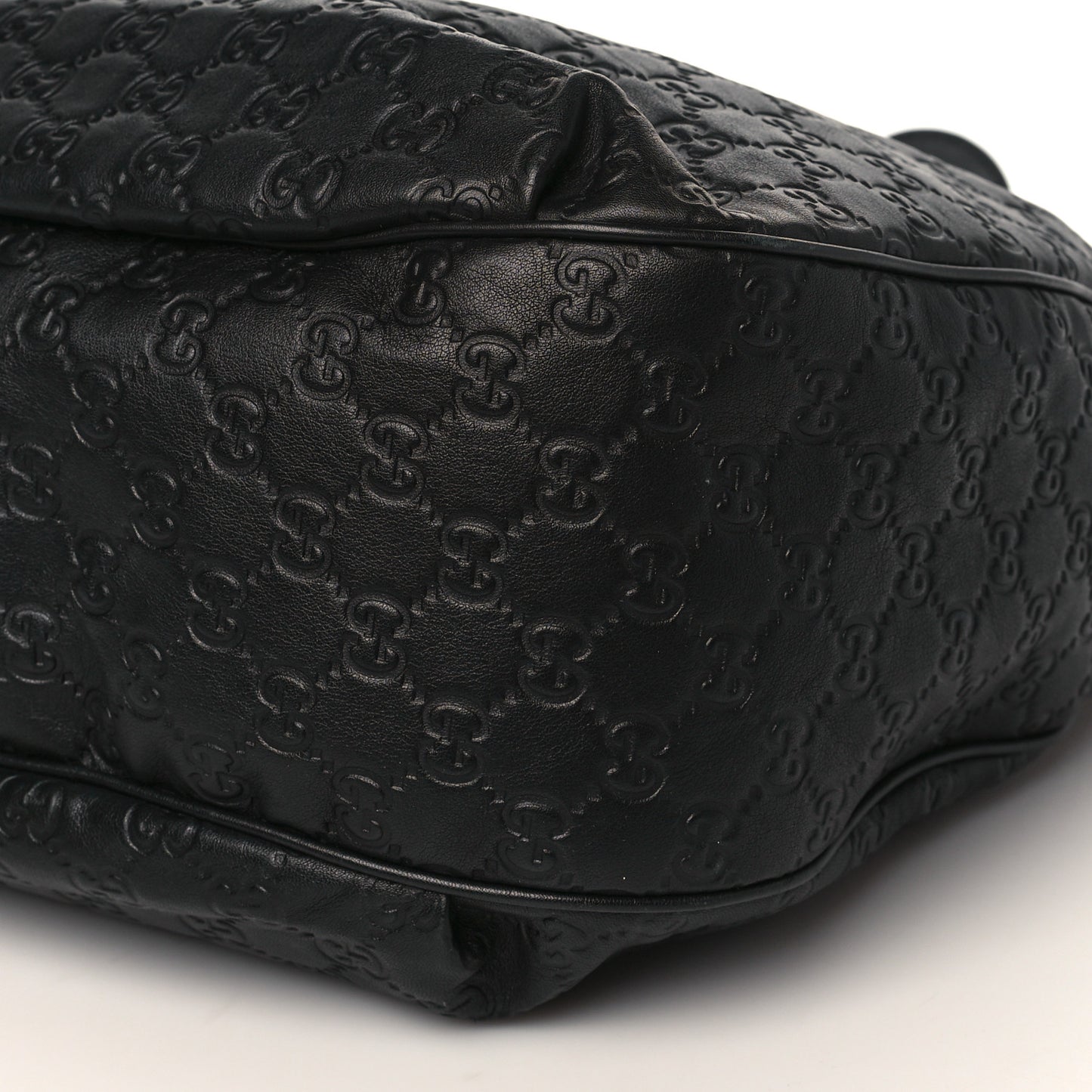 Guccissima Medium Emily Hobo Black