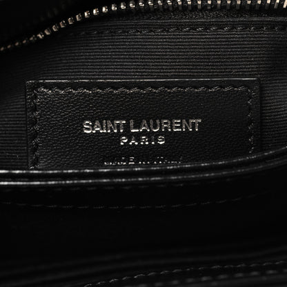Saint Laurent Calfskin Y Quilted Monogram Toy Loulou Crossbody Bag Black 6 of 10