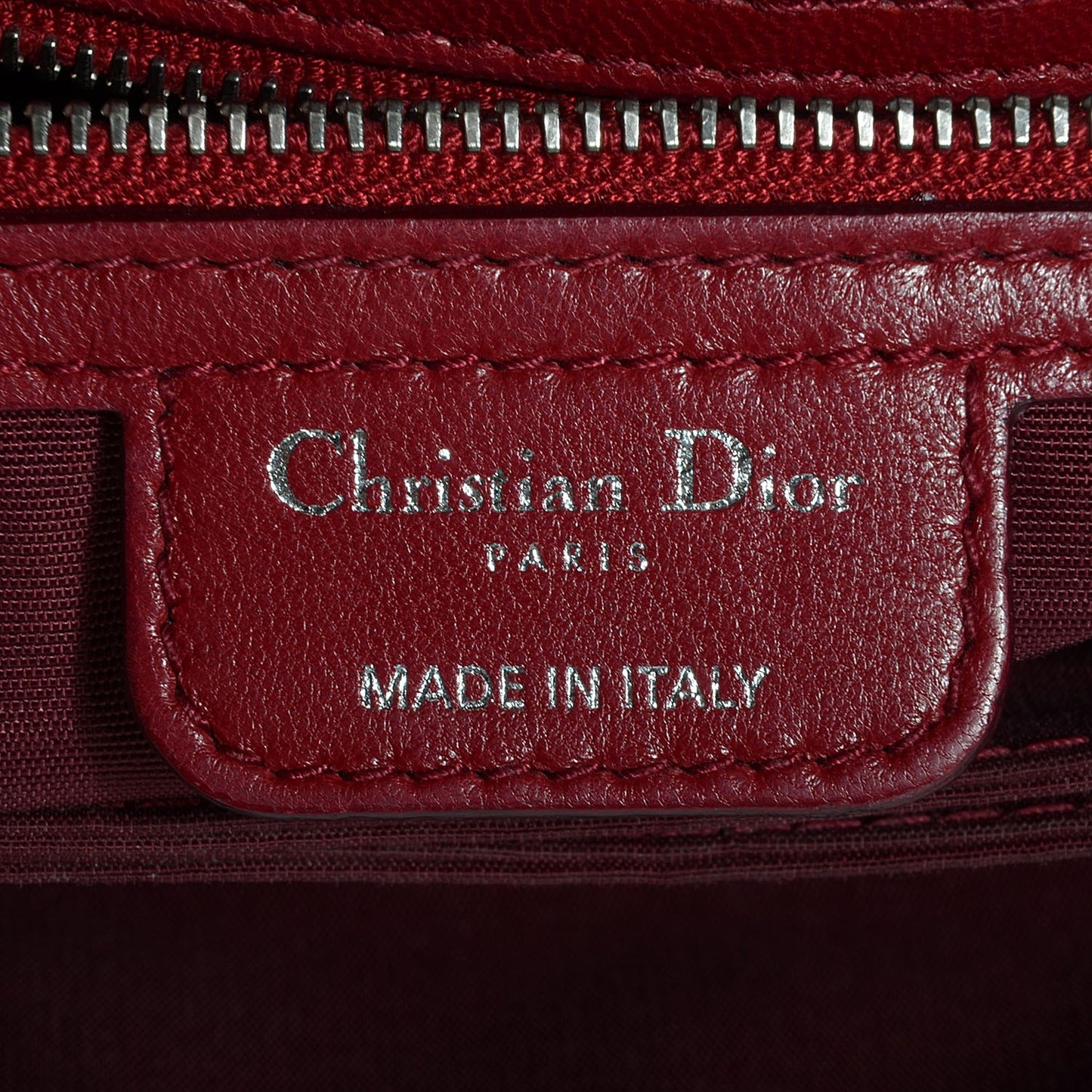 Lambskin Cannage New Lock Flap Red