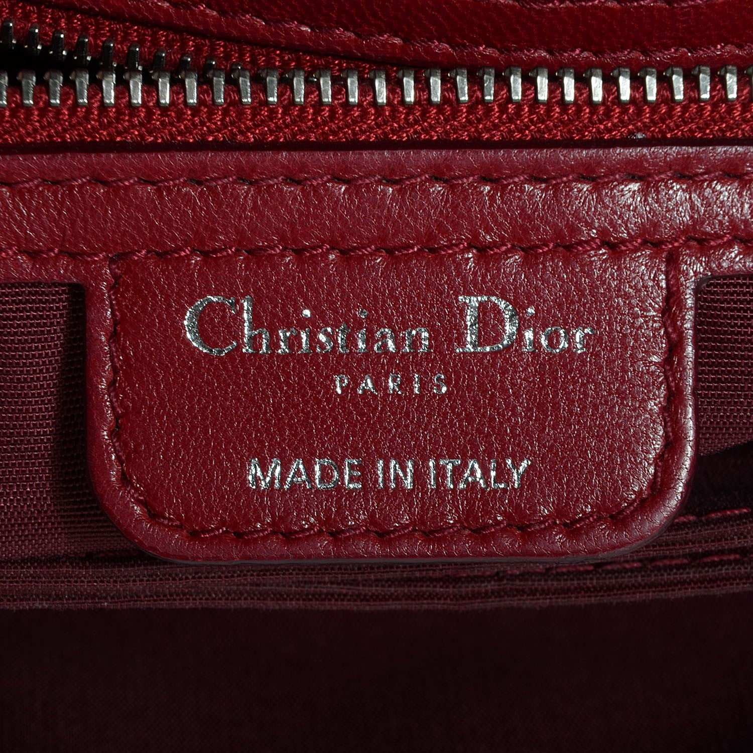 Christian Dior Lambskin Cannage New Lock Flap Red 6 of 7