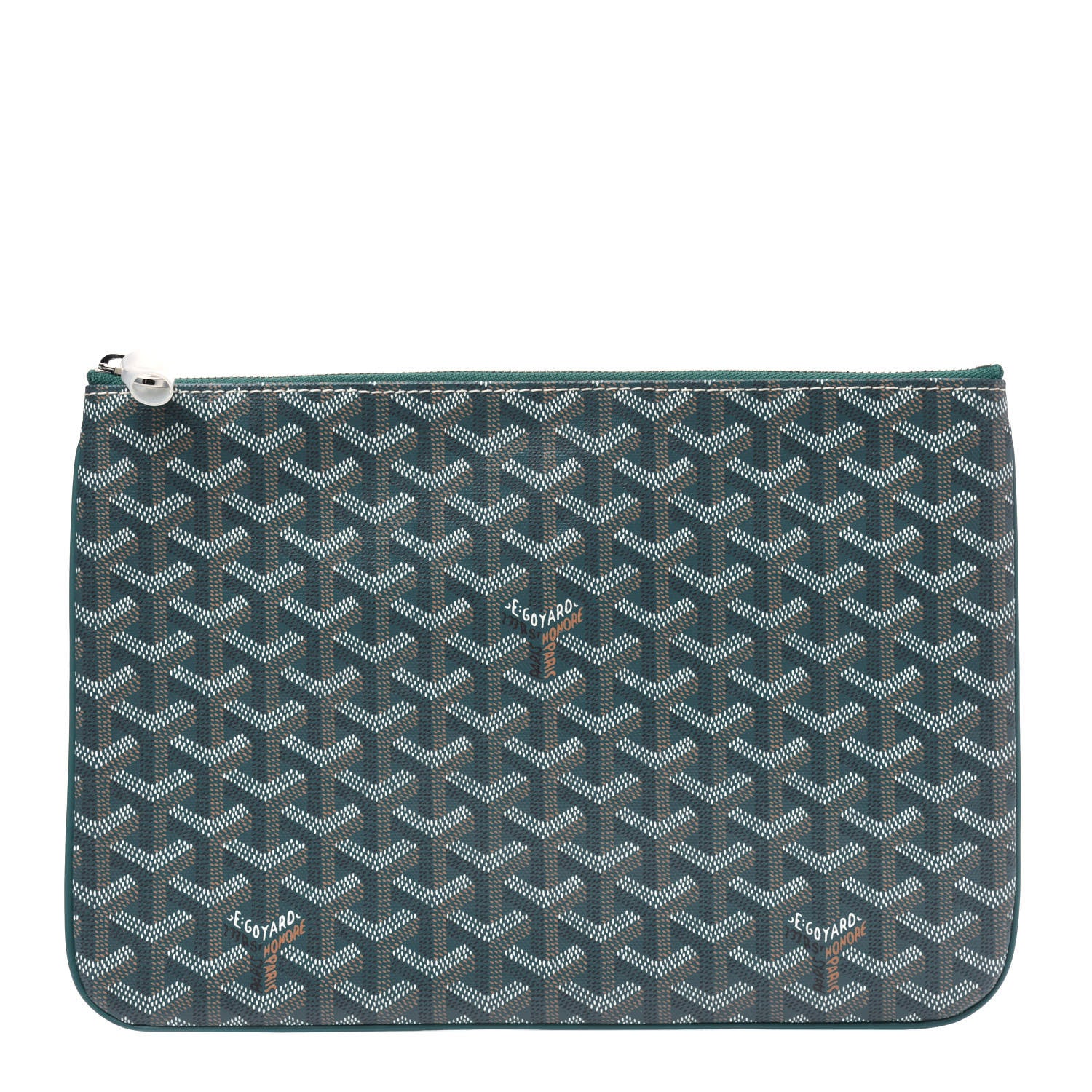 Goyard Goyardine Senat Pochette MM Green 1 of 8