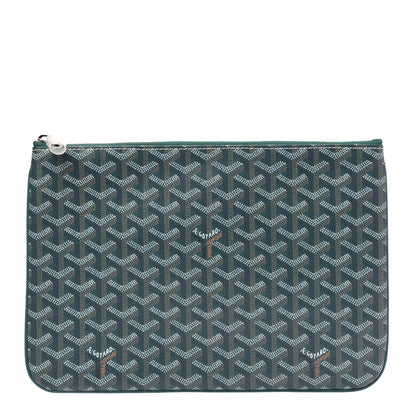 Goyard Goyardine Senat Pochette MM Green 1 of 8