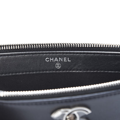 Chanel Caviar Quilted Small Vintage Mademoiselle Clutch With Chain Black 8 of 15
