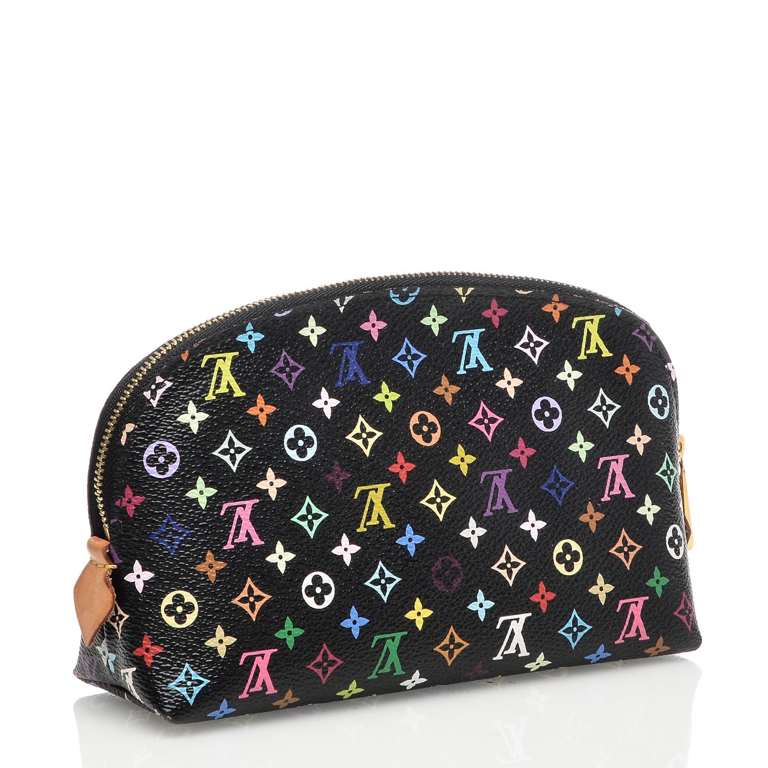 Louis Vuitton Monogram Multicolor Cosmetic Pouch Black Grenade 3 of 6