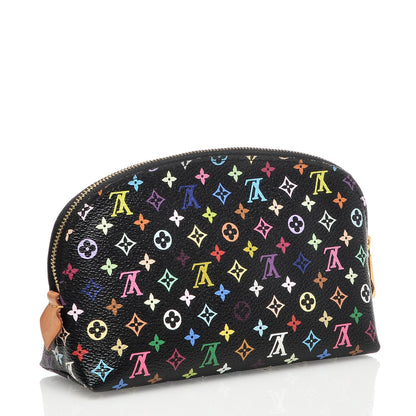 Louis Vuitton Monogram Multicolor Cosmetic Pouch Black Grenade 3 of 6