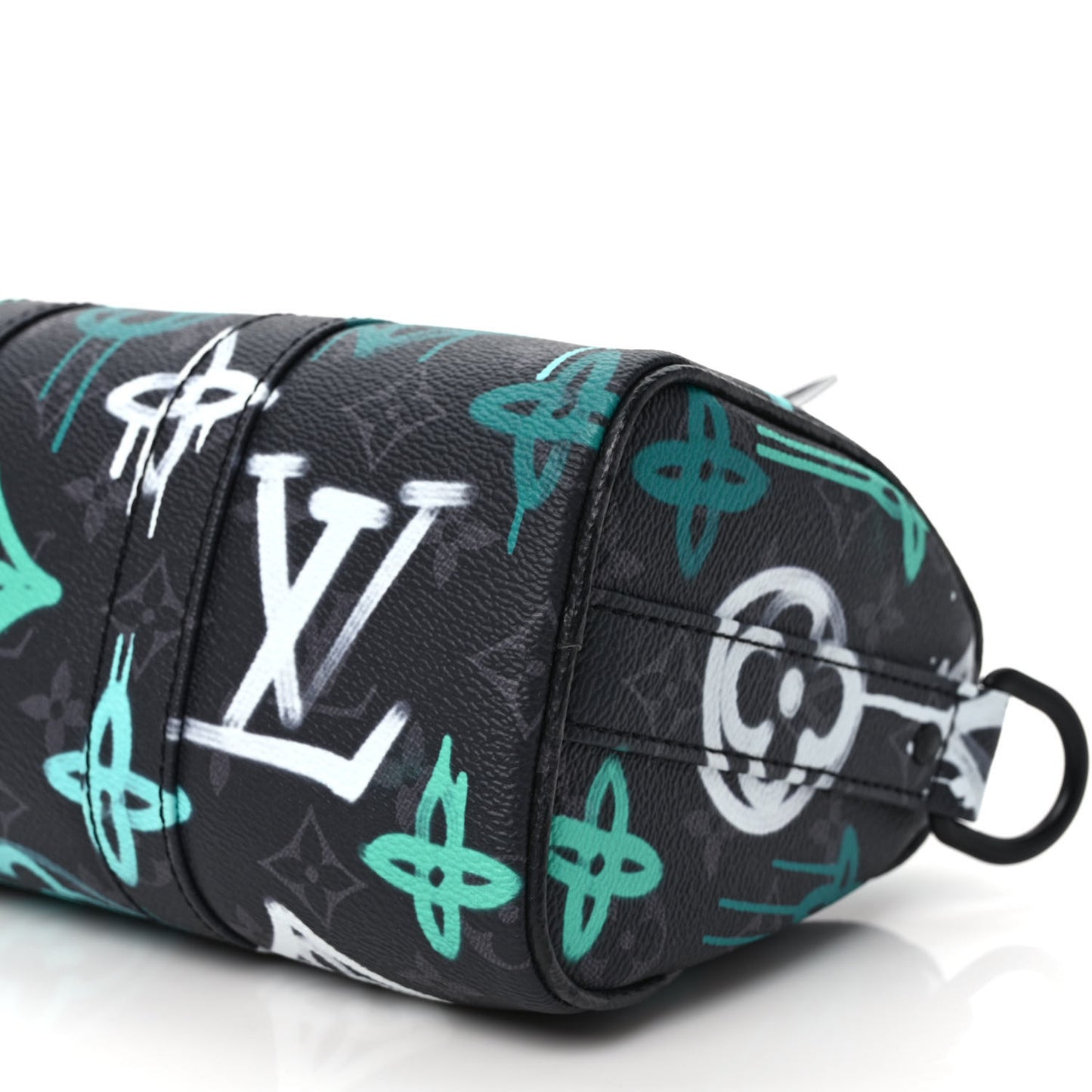Monogram Eclipse LV Graffiti Keepall Bandouliere 25 Green Lights