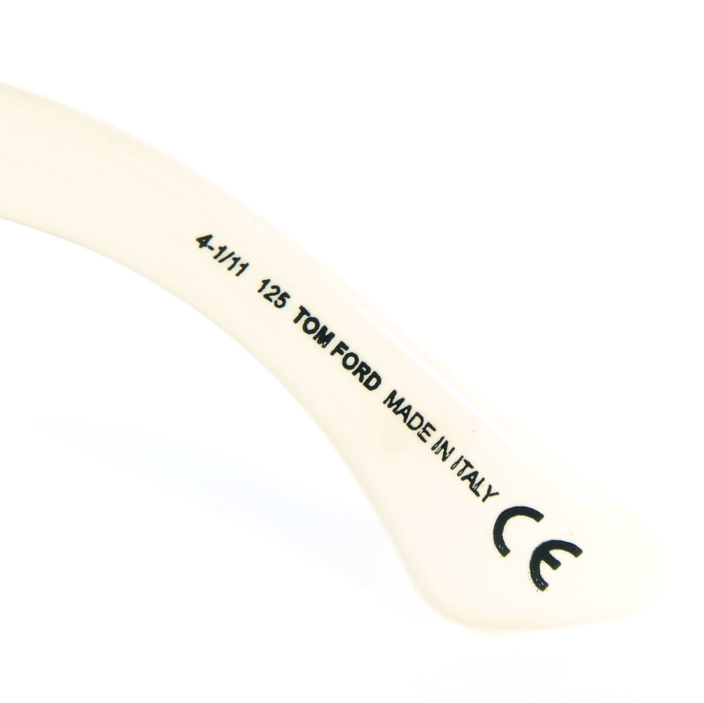 Ali Oversized Round Sunglasses TF0221 White
