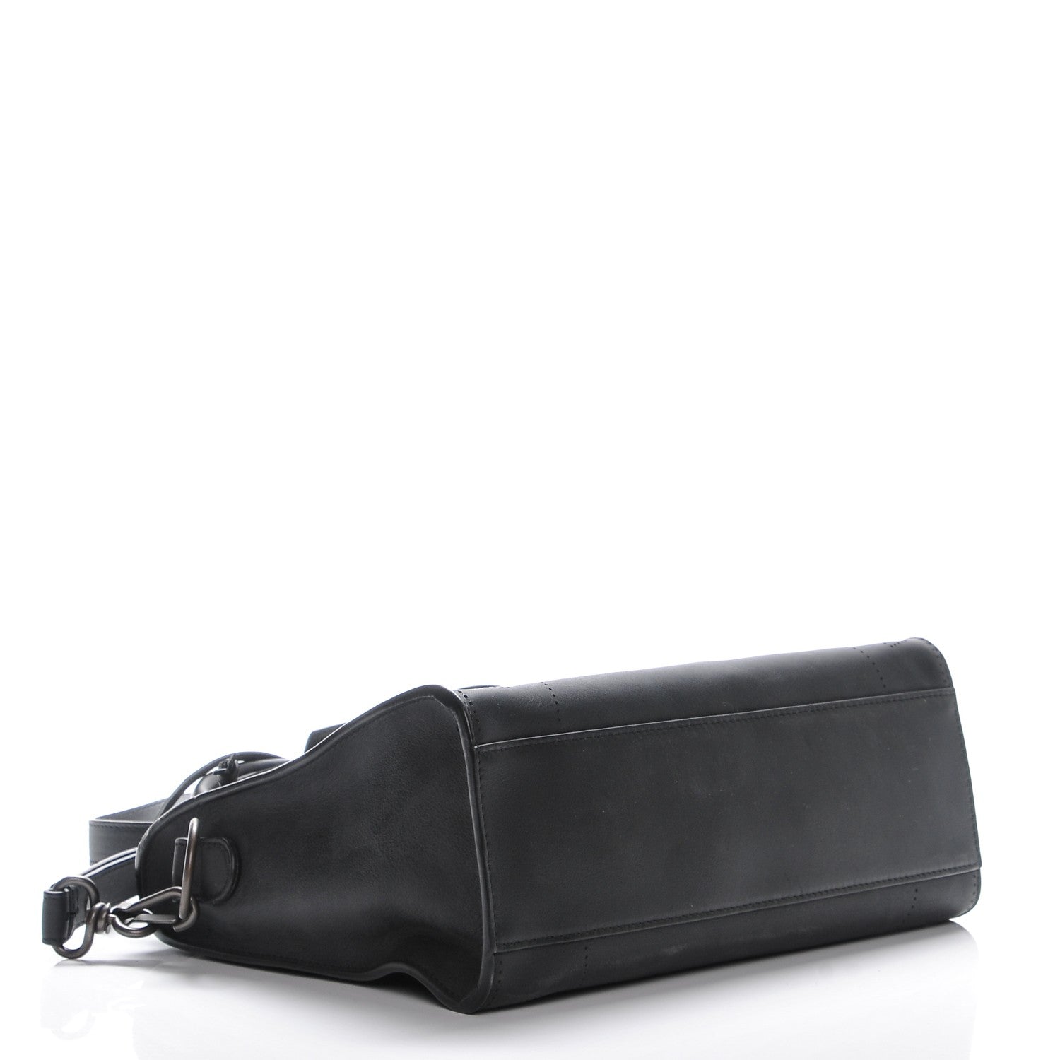 Balenciaga Veau Soyeux Perforated Blackout Hardware S City Black 4 of 7